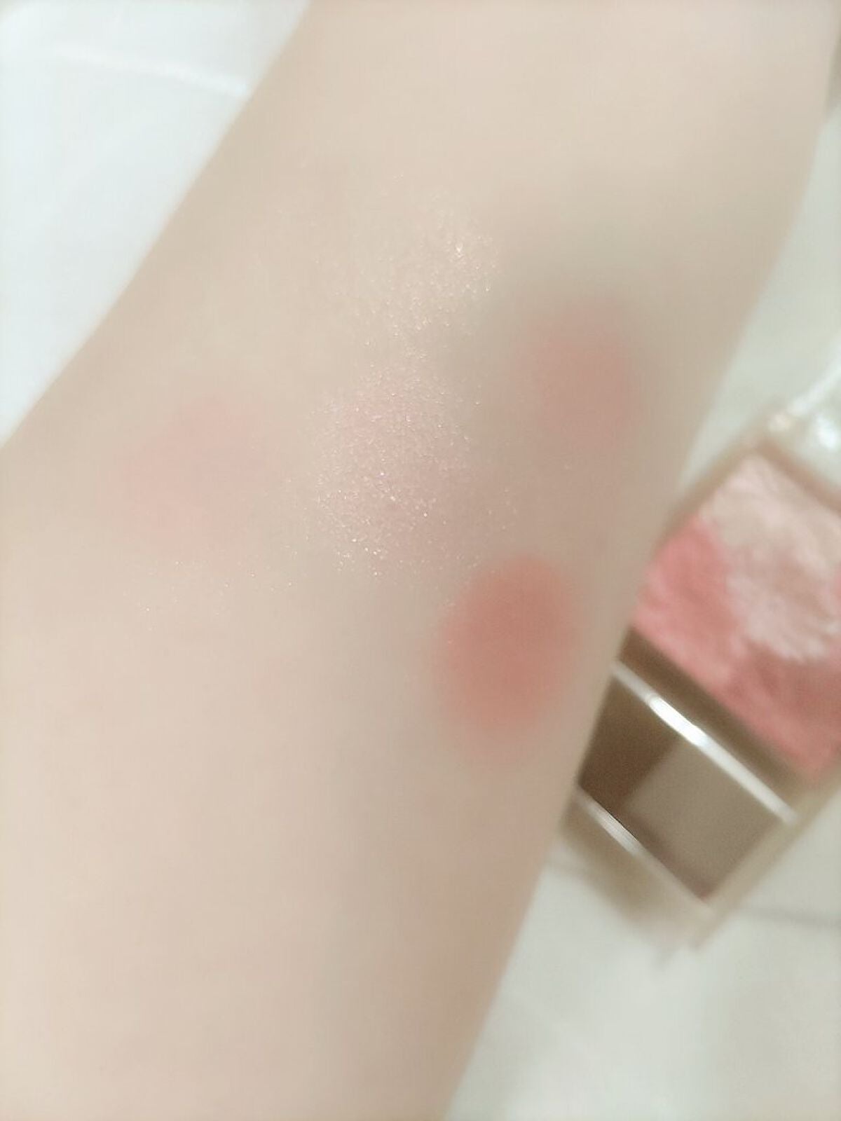 グロウフルールチークス(ブレンドタイプ)/キャンメイク/パウダーチークを使ったクチコミ(4枚目)