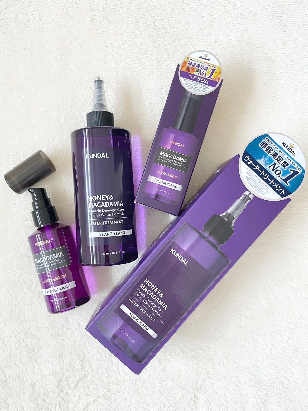 クンダル マカダミア ウルトラヘアセラム /KUNDAL/ヘアオイルを使ったクチコミ(2枚目)