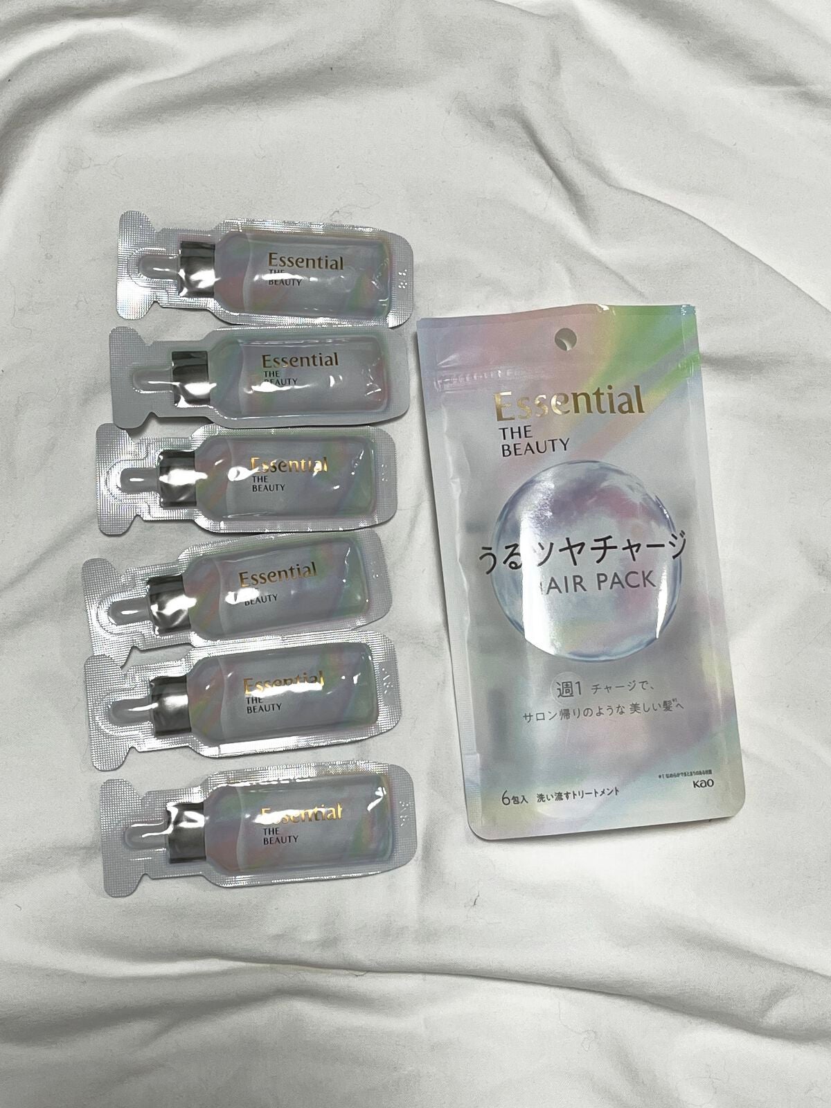 ザビューティ うるツヤチャージヘアパック/エッセンシャル/ヘアマスク・ヘアパックを使ったクチコミ(2枚目)