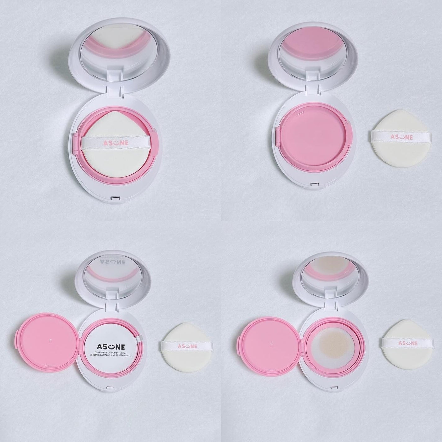 デューイーメッシュファンデーション/ASUNE /クッションファンデーションを使ったクチコミ(3枚目)