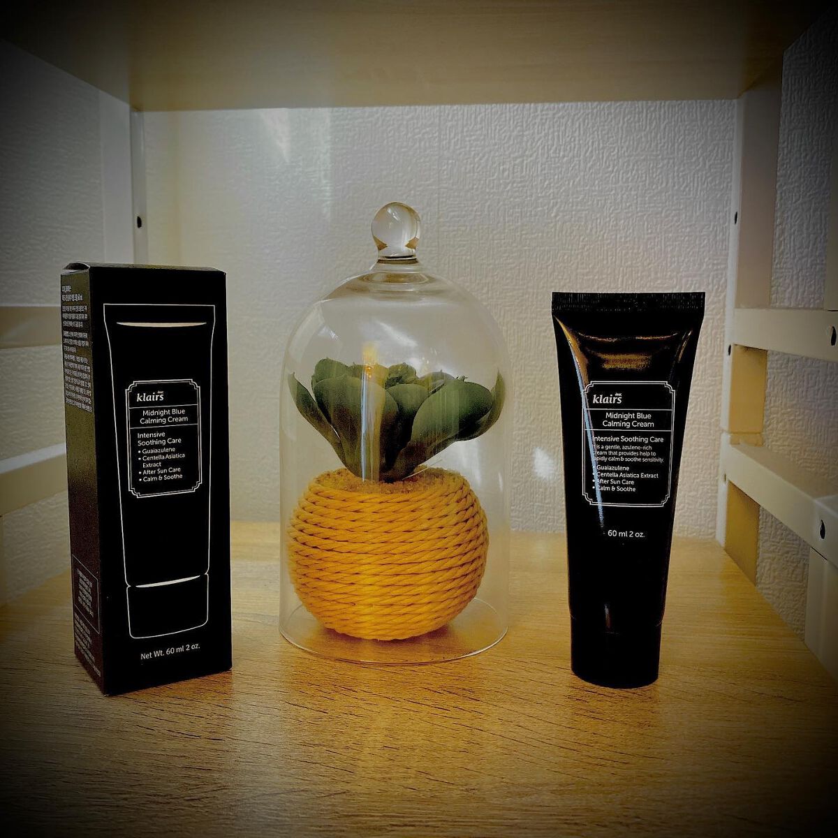 ミッドナイトブルーカーミングクリーム/Klairs/フェイスクリームを使ったクチコミ(2枚目)