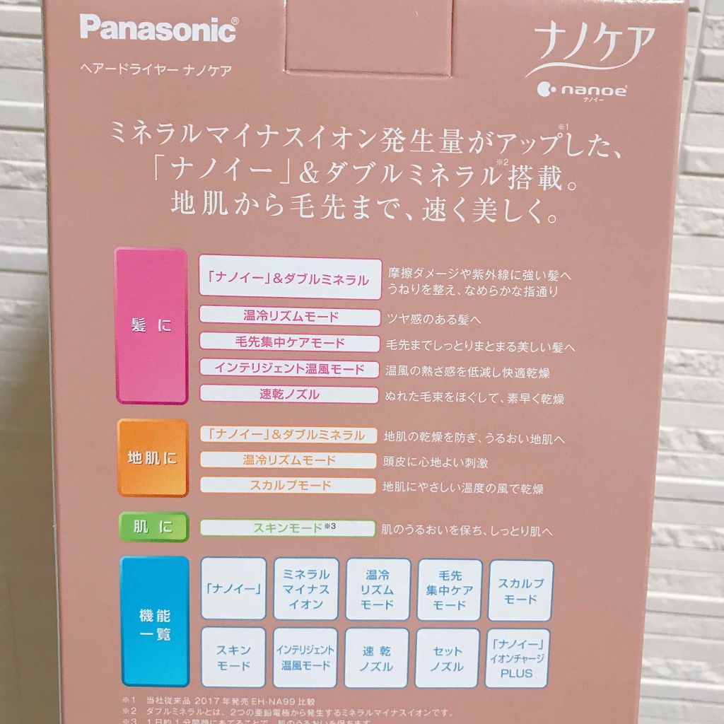 ヘアードライヤー ナノケア EH-NA9A/Panasonic/ドライヤーを使ったクチコミ(3枚目)
