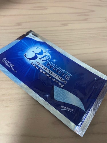 TEETH WHITENING STRIPS/3D WHITE/その他オーラルケアを使ったクチコミ（1枚目）