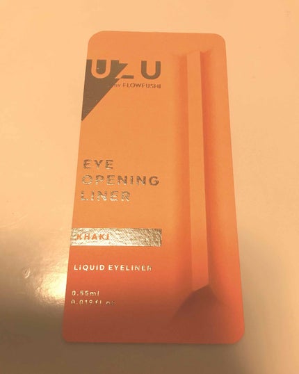 EYE OPENING LINER/UZU BY FLOWFUSHI/リキッドアイライナーを使ったクチコミ(1枚目)