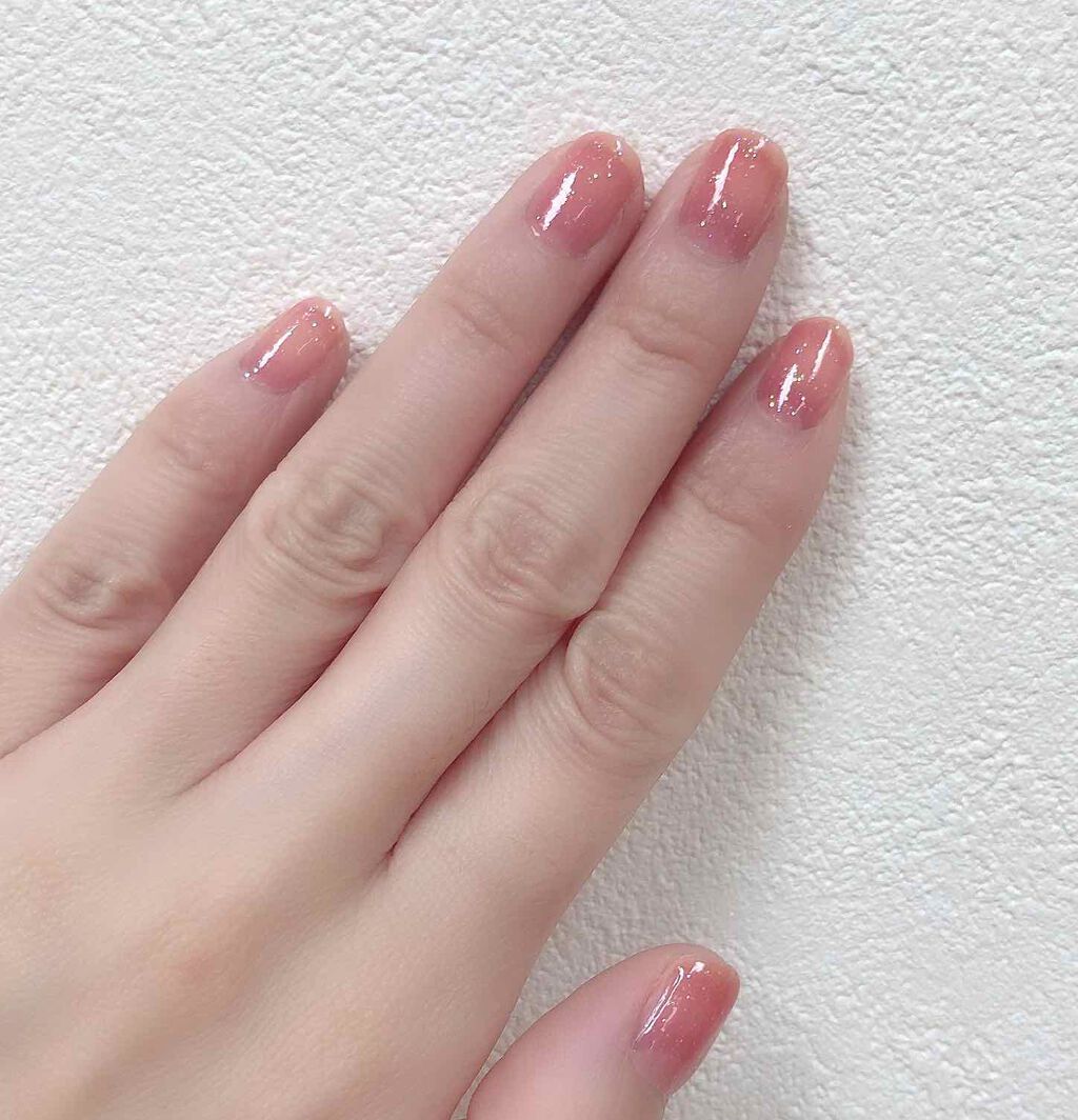 LJ  ジェルネイル トップコート オーロラ/セリア/ジェルネイルを使ったクチコミ（3枚目）