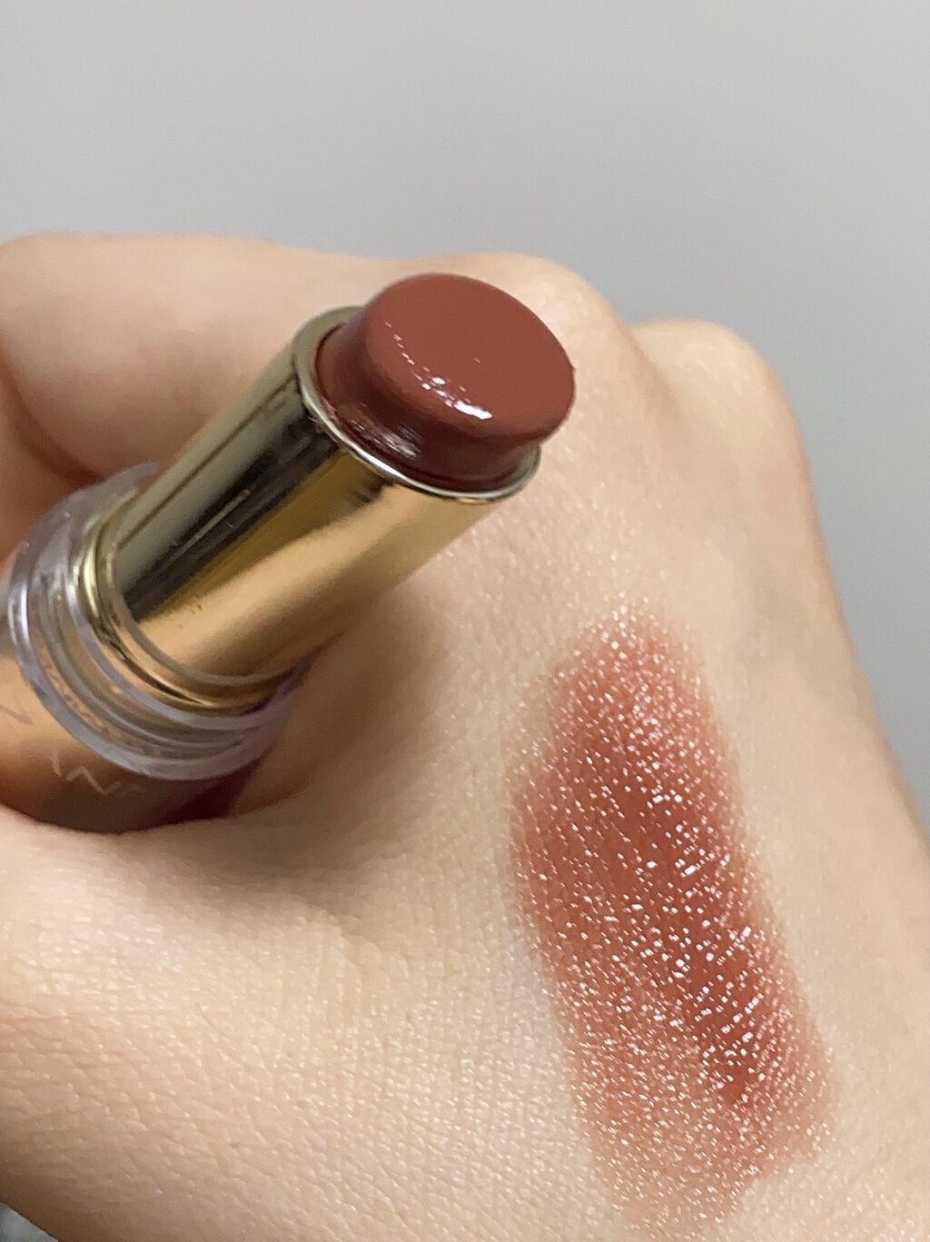 ラスティンググロスリップ/CEZANNE/口紅を使ったクチコミ（1枚目）