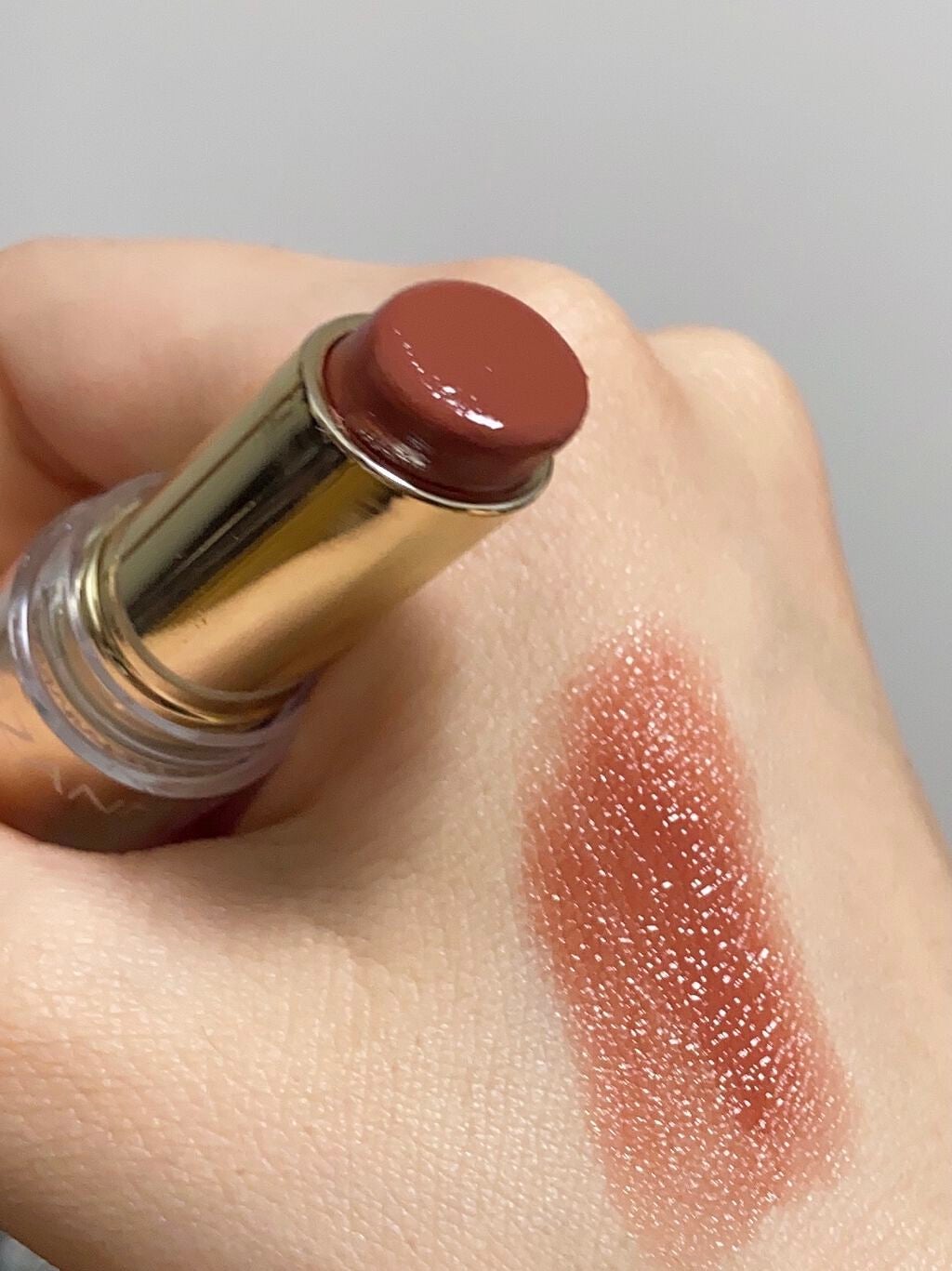 ラスティンググロスリップ/CEZANNE/口紅を使ったクチコミ(1枚目)