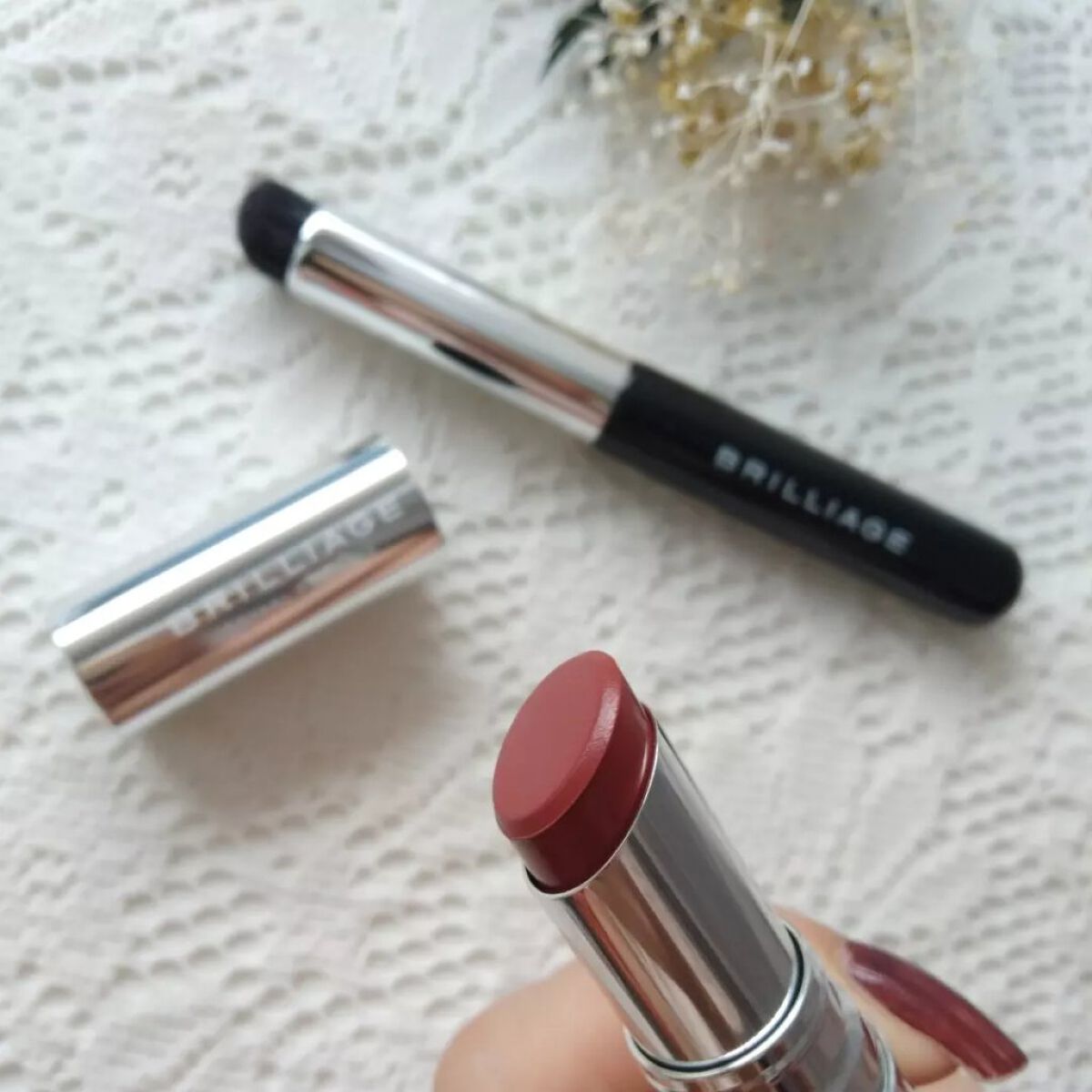 フィンガーブラシ /ブリリアージュ/メイクブラシを使ったクチコミ（2枚目）