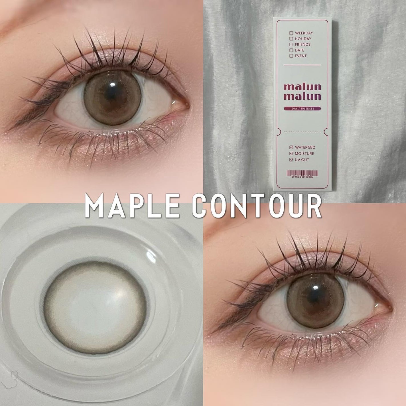 マランマラン ワンデー/malun malun/ワンデー(1DAY)カラコンを使ったクチコミ(4枚目)
