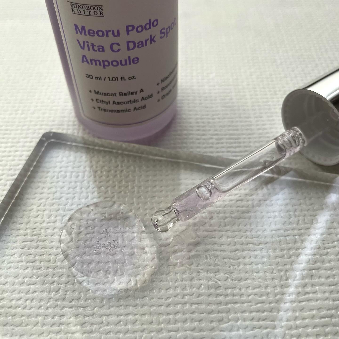 ヤマブドウビタCダークスポットアンプル/SUNGBOON EDITOR（成分エディター）/美容液を使ったクチコミ（3枚目）
