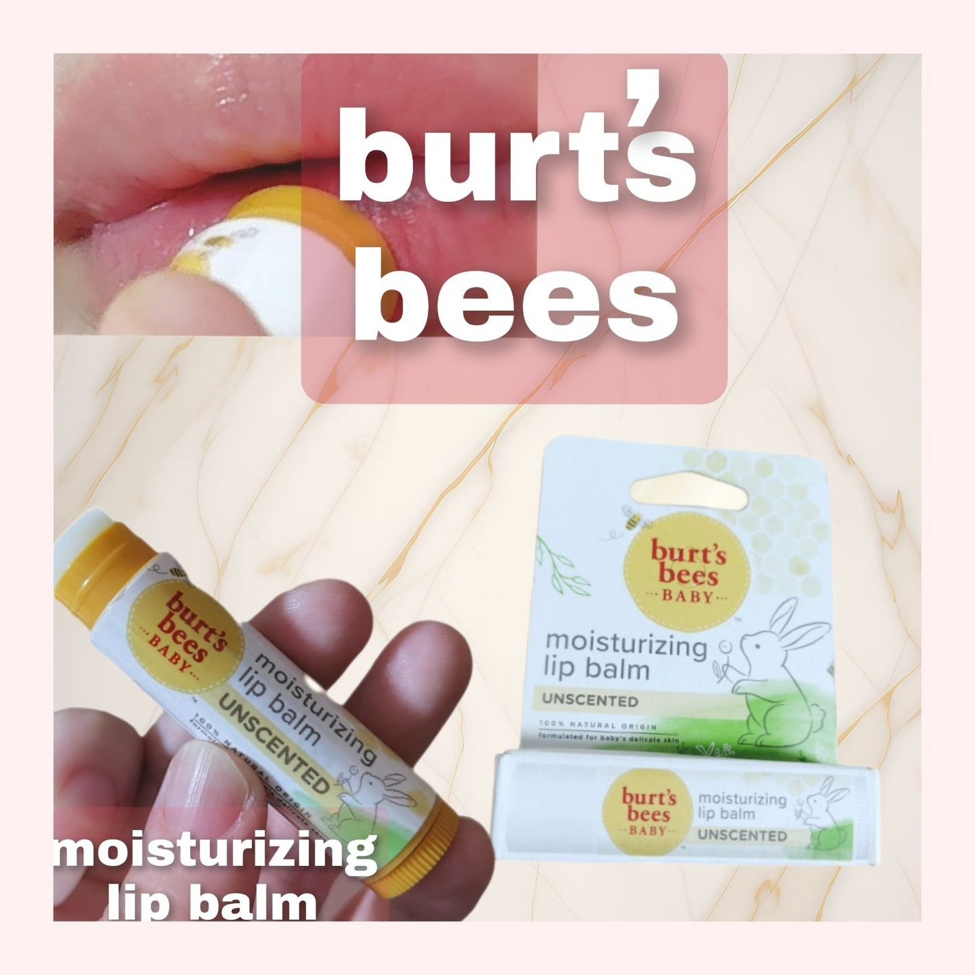 lalaフォロバ100◎ on LIPS 「Burt'sBeesリップバームベビー無香料♡無色・無香料のリ..」(1枚目)