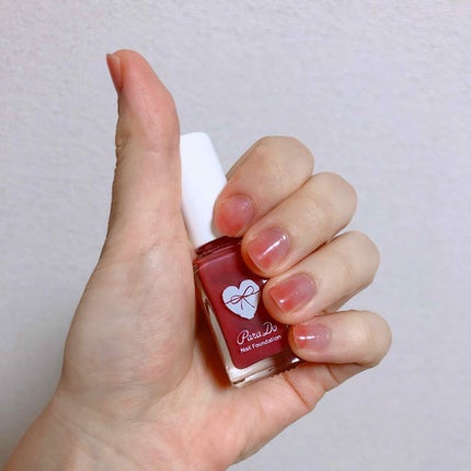 ネイルファンデーション/パラドゥ/マニキュアを使ったクチコミ(1枚目)
