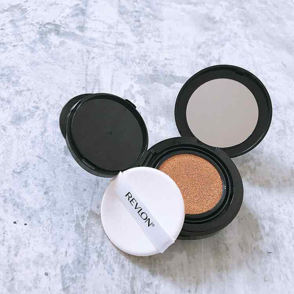 カラーステイ クッション ロングウェア ファンデーション/REVLON/クッションファンデーションを使ったクチコミ(1枚目)