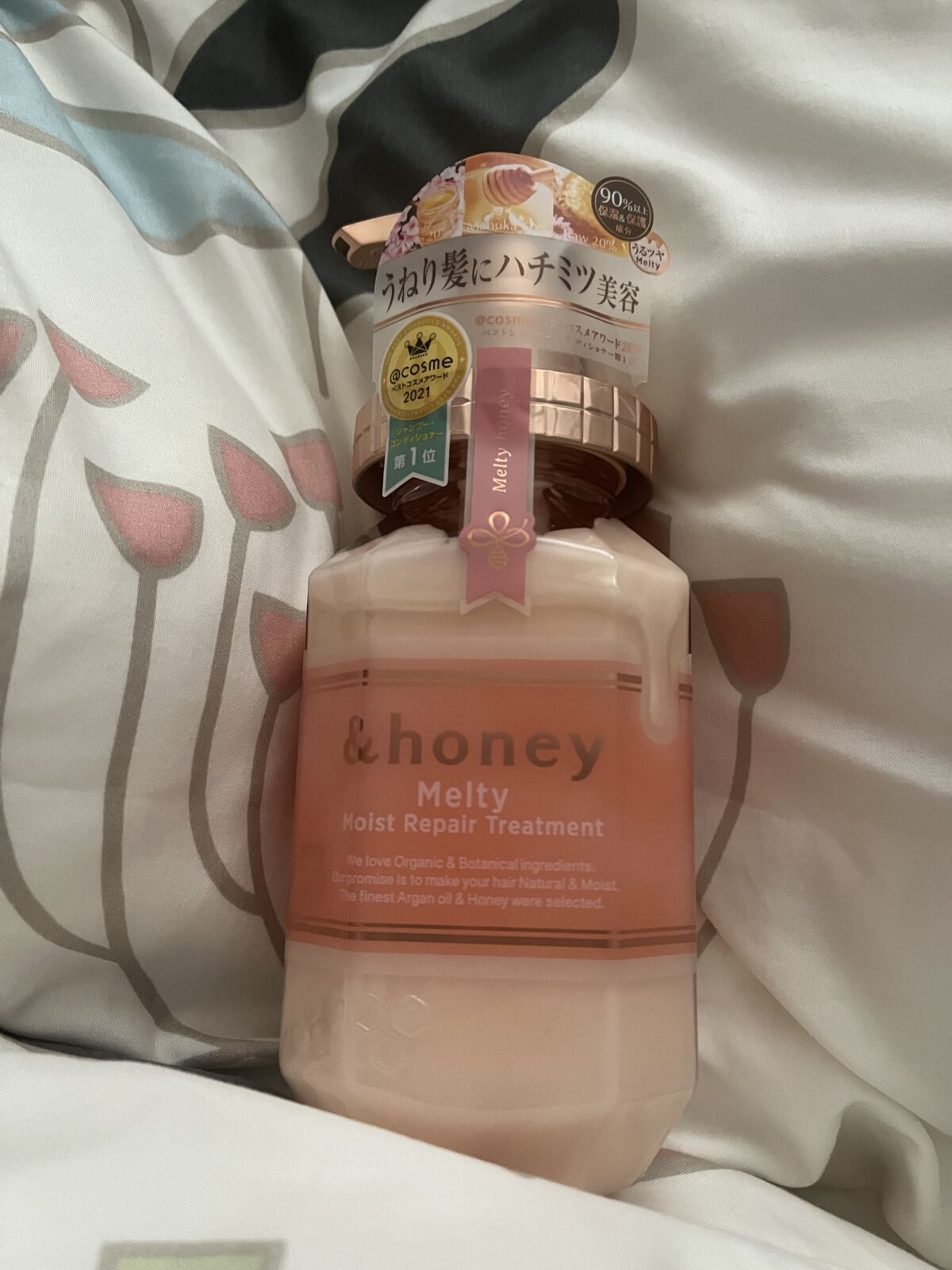 &honey Melty モイストリペア シャンプー1.0／モイストリペア ヘアトリートメント2.0 ヘアトリートメント本体445g/&honey/市販シャンプーを使ったクチコミ（1枚目）