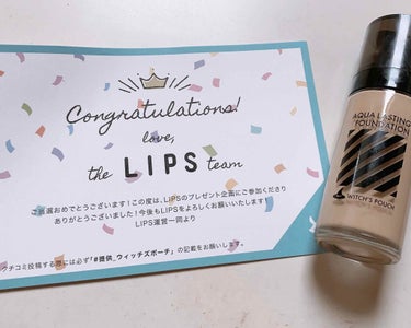 ななこちゃんが憧れ(≧∀≦) on LIPS 「リップスさんからファンデーションをいただきました！プレゼント応..」（2枚目）