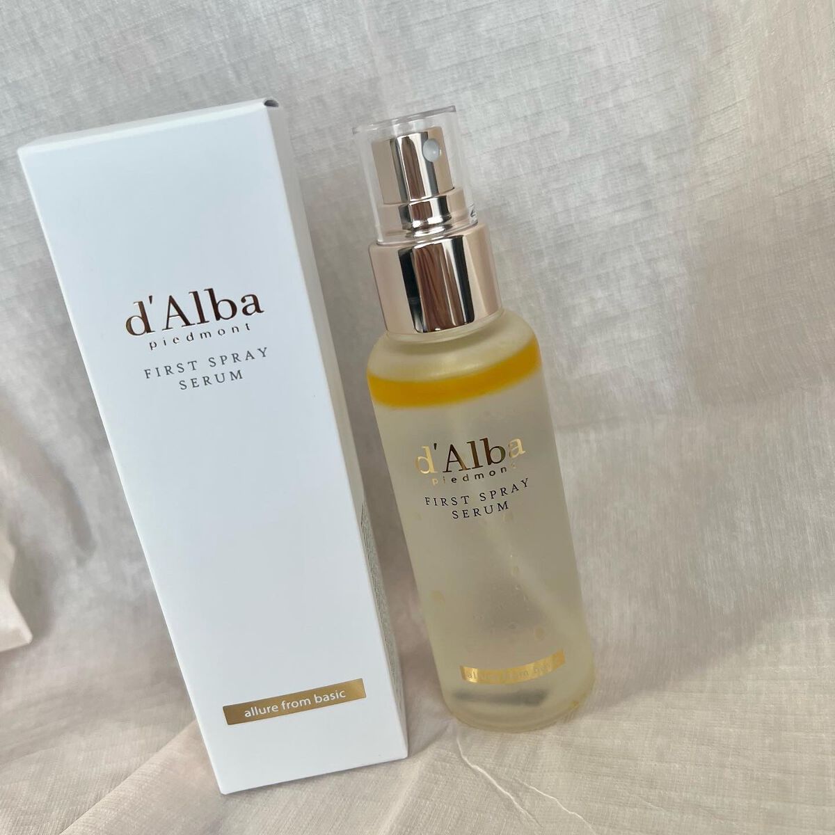 ダルバ ホワイトトリュフファーストスプレーセラム/ダルバ/ミスト状化粧水を使ったクチコミ(1枚目)