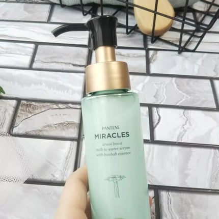 ミラクルズ うるおいブーストミルクウォーターセラム/パンテーン/アウトバストリートメントを使ったクチコミ(2枚目)