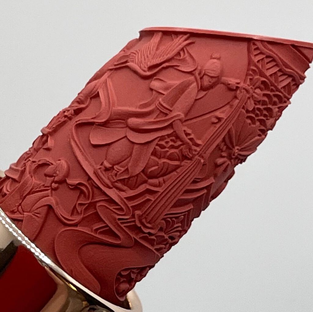 百花彫刻リップ/花西子/口紅を使ったクチコミ(3枚目)