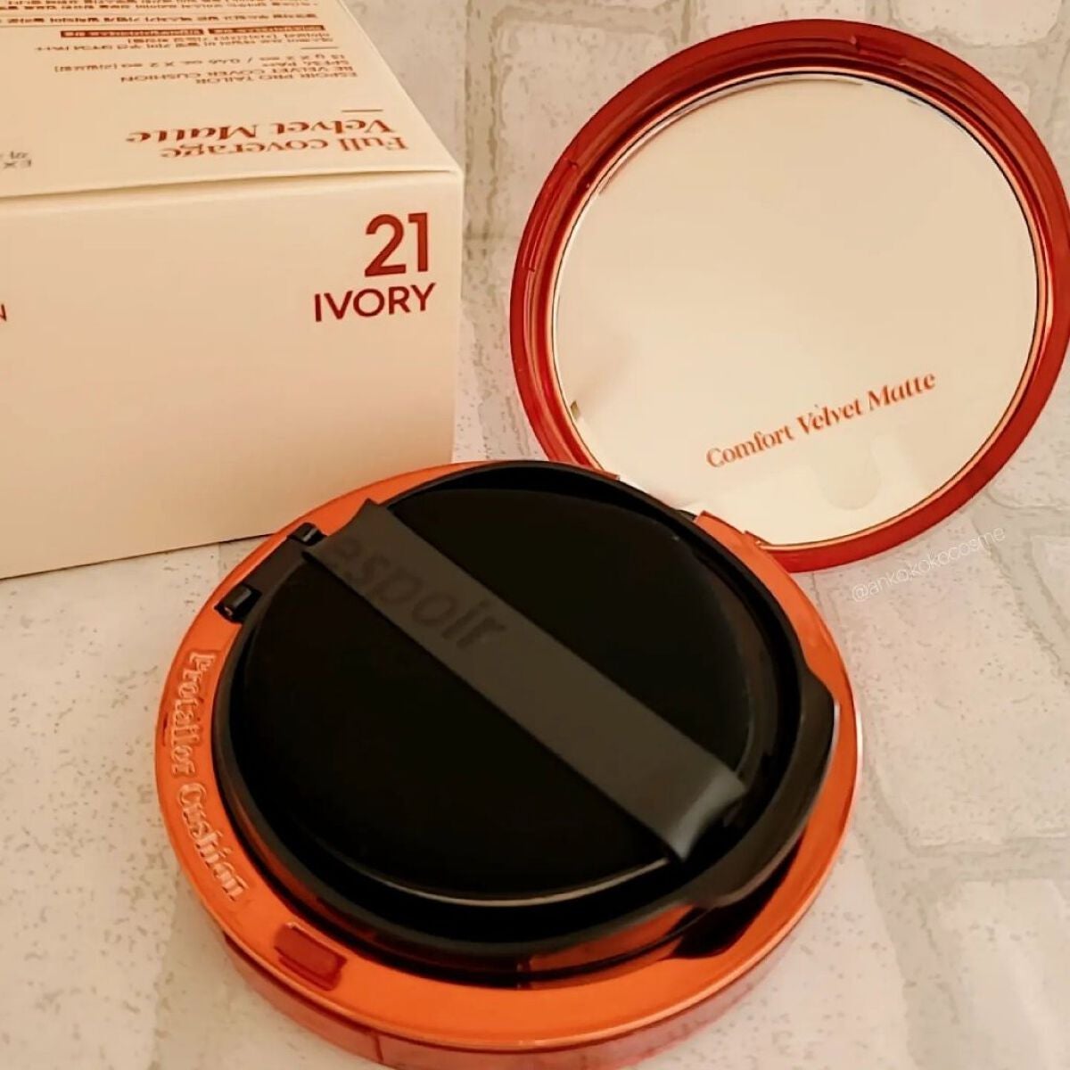 プロテーラービーベルベットカバークッション/espoir/クッションファンデーションを使ったクチコミ(3枚目)