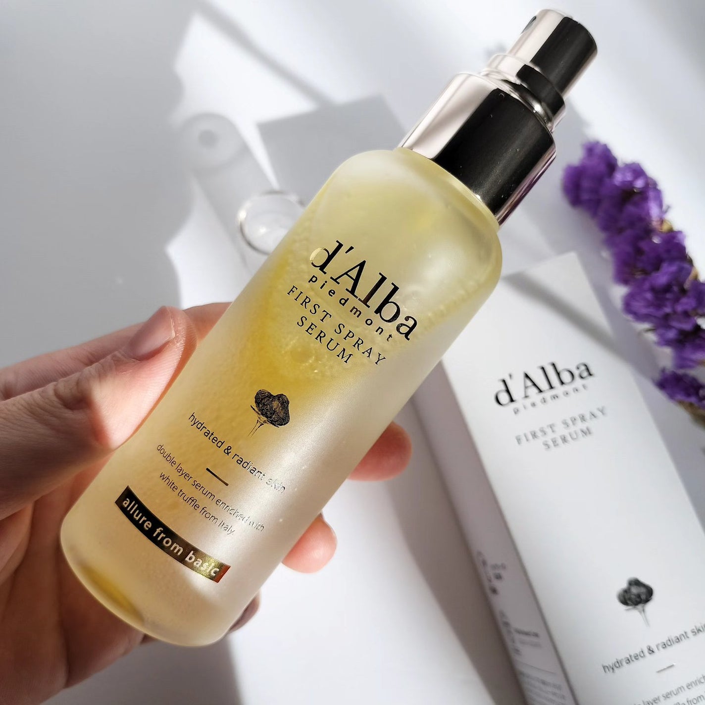 ダルバ ホワイトトリュフファーストスプレーセラム/ダルバ/ミスト状化粧水を使ったクチコミ(2枚目)