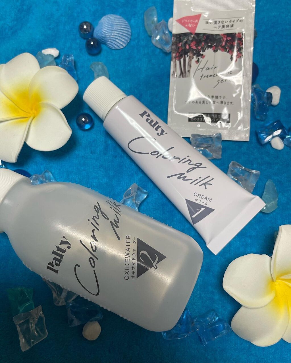 カラーリングミルク【旧】/パルティ/ヘアカラーを使ったクチコミ（1枚目）