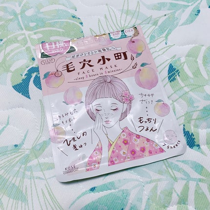 毛穴小町 白桃香るマスク/クリアターン/シートマスク・パックを使ったクチコミ(2枚目)