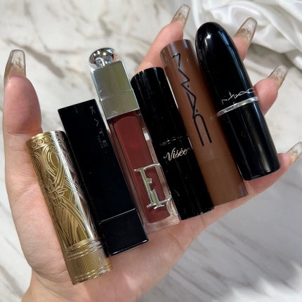 グッチ ルージュ ア レーヴル サタン/GUCCI beauty/口紅を使ったクチコミ(6枚目)