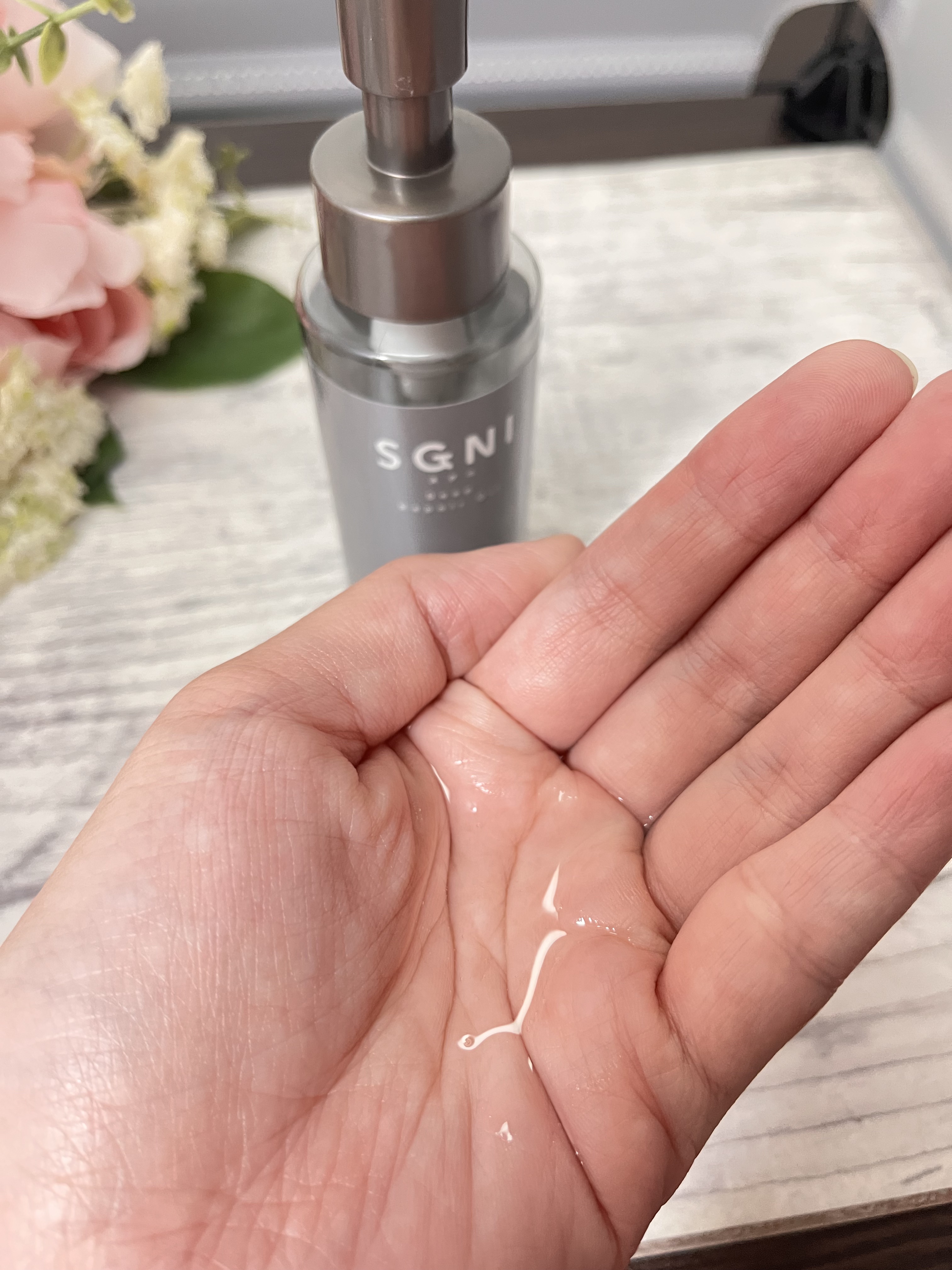 スグニ ディープリペアオイル/SGNI/ヘアオイルを使ったクチコミ（2枚目）