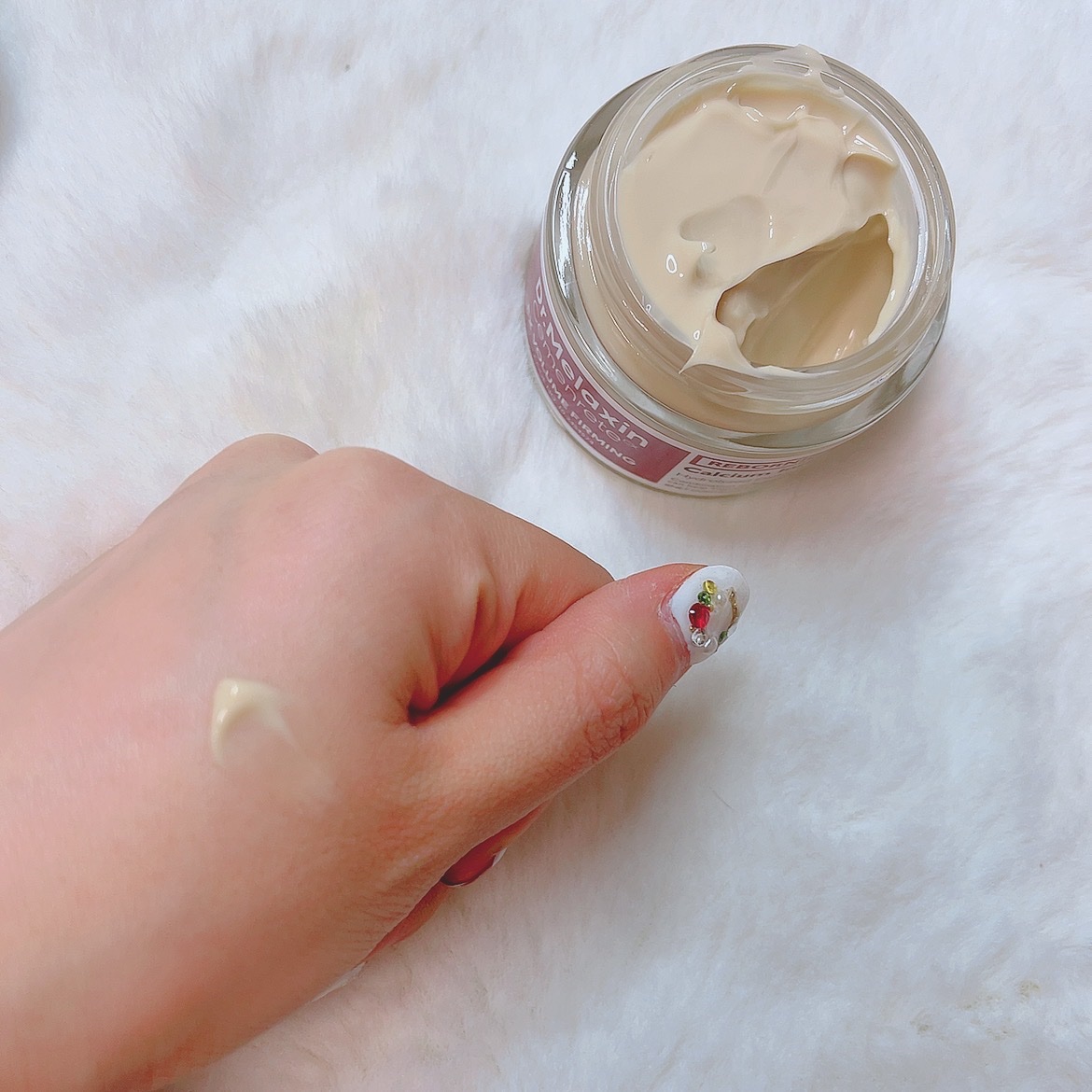 Cemenrete Calcium Intense Cream/Dr.Melaxin/フェイスクリームを使ったクチコミ（3枚目）