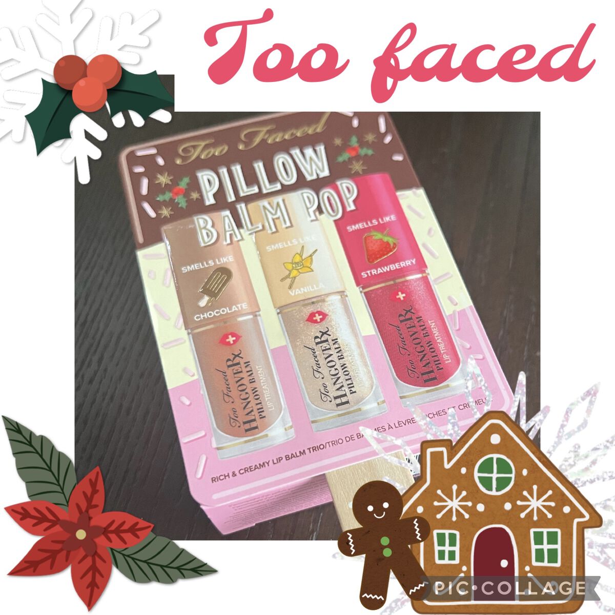 ピロー バーム ポップ リッチ ＆ クリーミー リップ バーム トリオ /Too Faced/スキンケアキットを使ったクチコミ（1枚目）