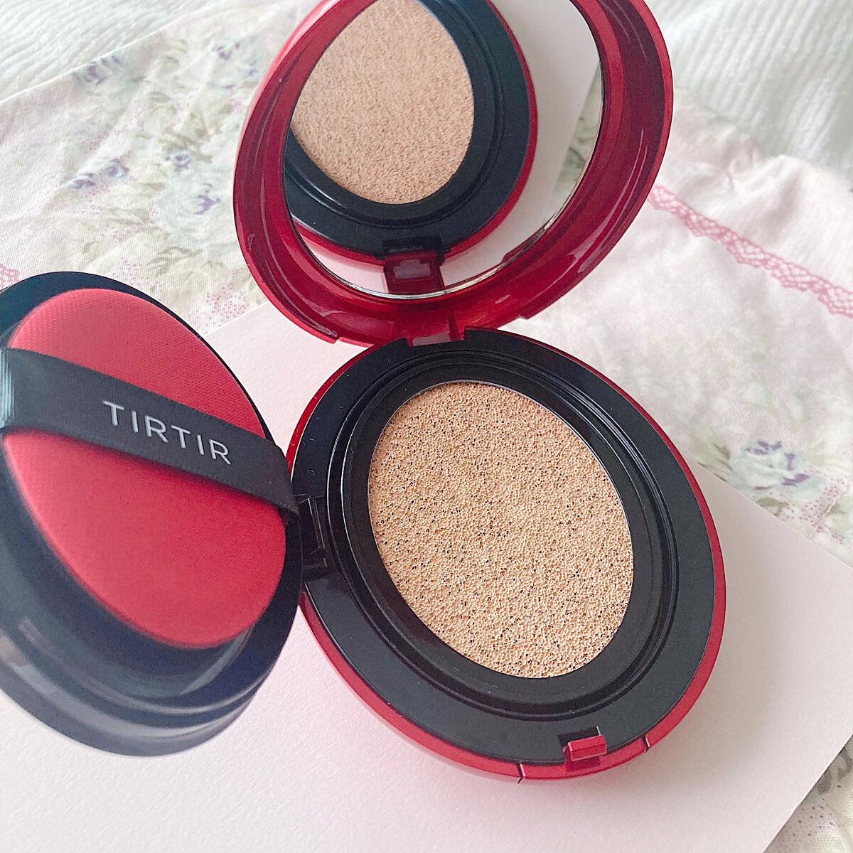 マスク フィット レッド クッション/TIRTIR(ティルティル)/クッションファンデーションを使ったクチコミ(2枚目)