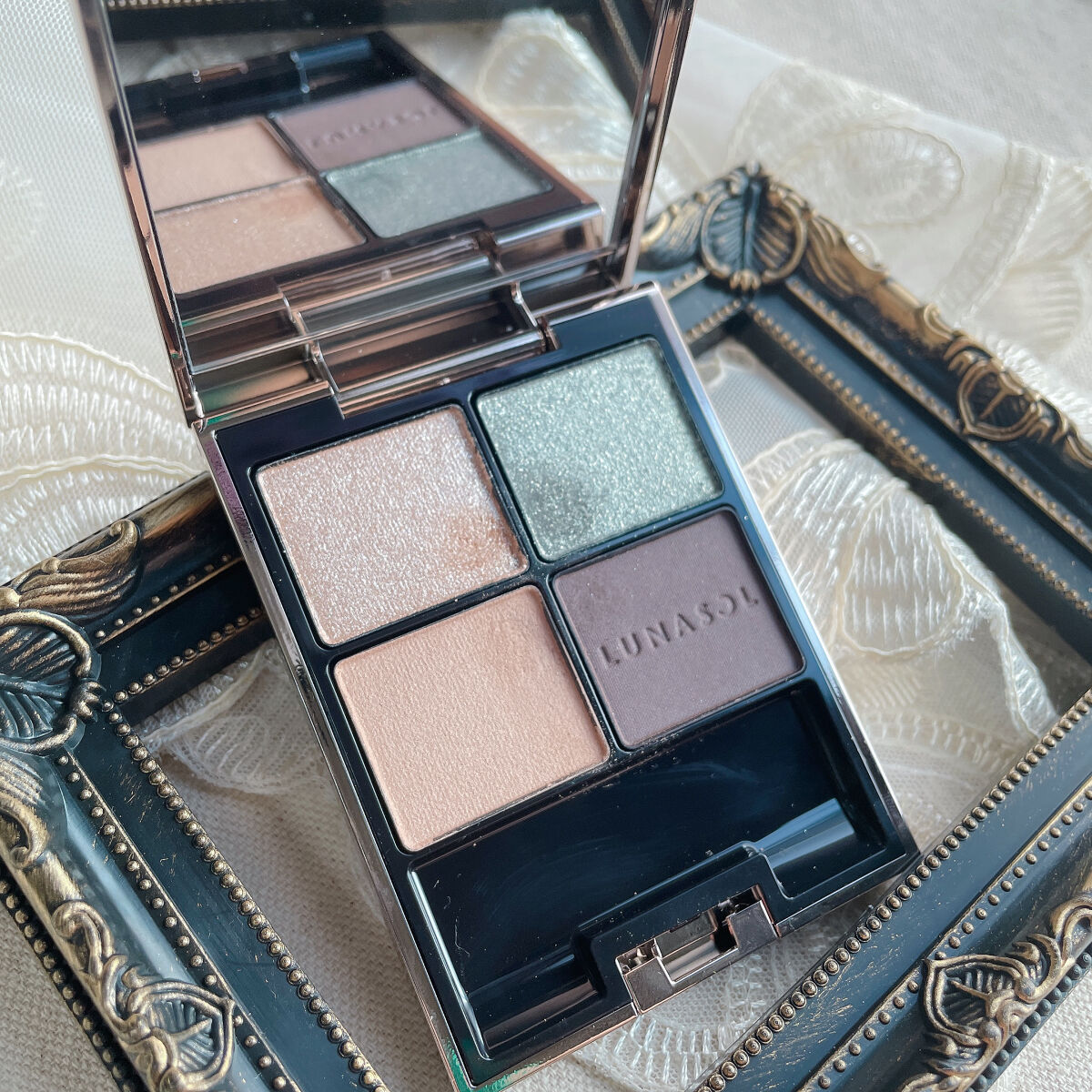アイカラーレーション 17 Smoky Quartz/LUNASOL/アイシャドウパレットを使ったクチコミ（2枚目）