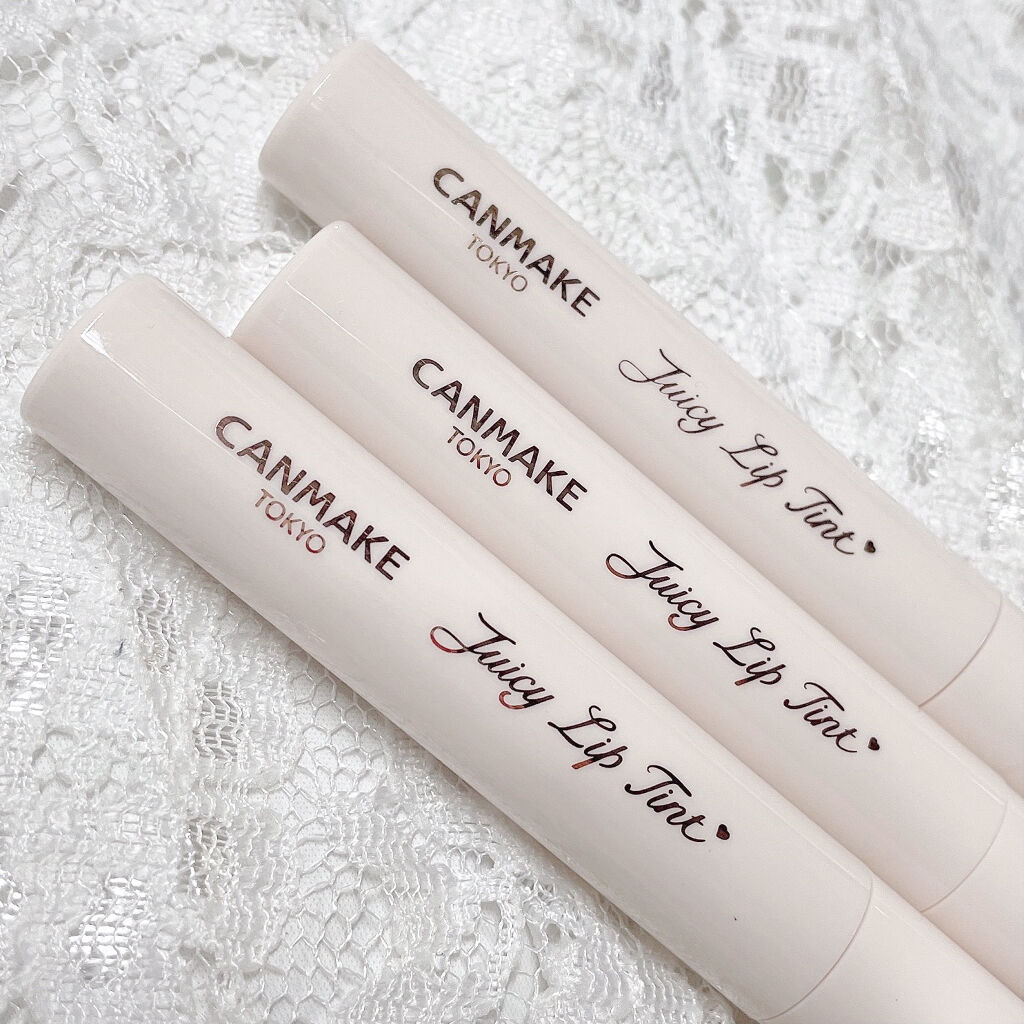 ジューシーリップティント/キャンメイク/口紅を使ったクチコミ（3枚目）