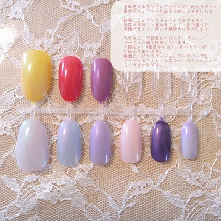 パル カラージェル/キャンドゥ/ジェルネイルを使ったクチコミ(6枚目)