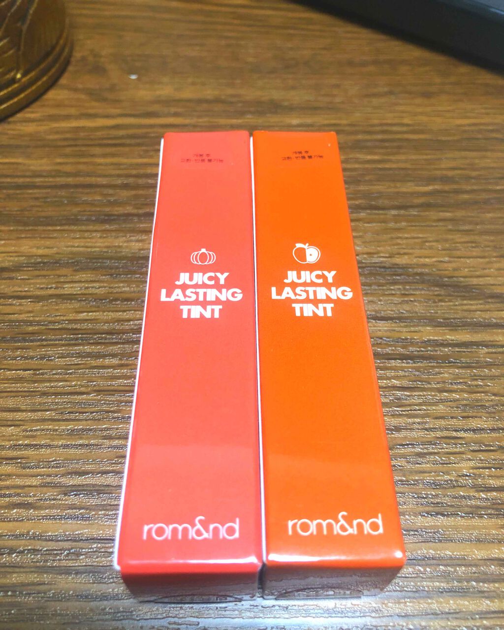 ジューシーラスティングティント/rom&nd/リップティントを使ったクチコミ（1枚目）