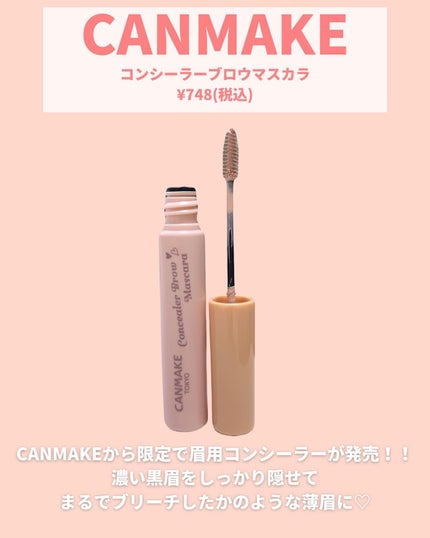 コンシーラーブロウマスカラ/キャンメイク/その他アイブロウを使ったクチコミ(2枚目)