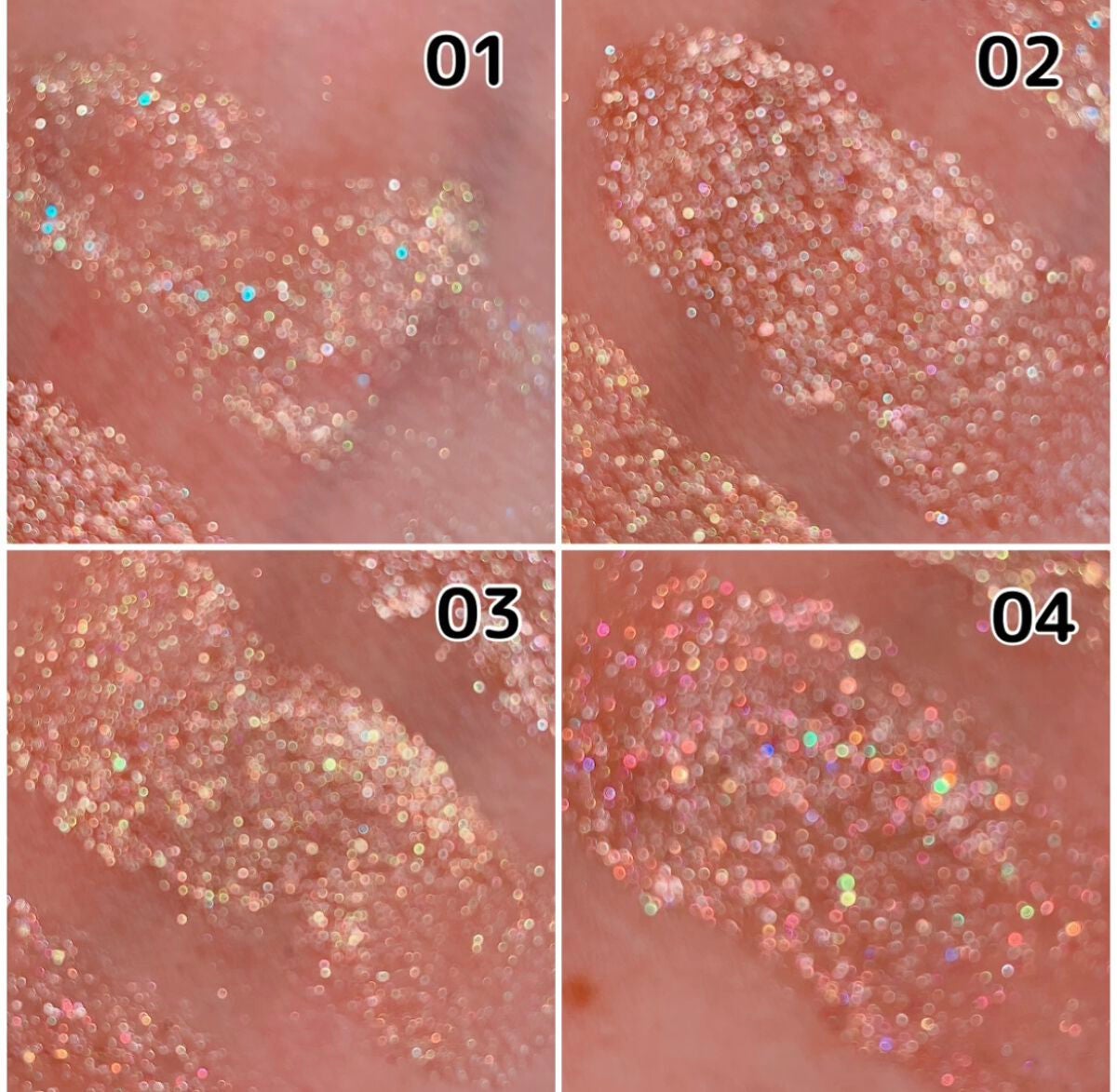 グリッターシャドウ/coou/グリッターを使ったクチコミ(5枚目)