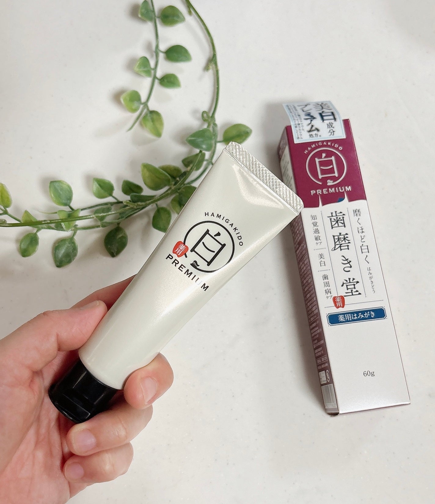 歯磨き堂 薬用ホワイトニングペースト プレミアム/歯磨き堂/歯磨き粉を使ったクチコミ(2枚目)
