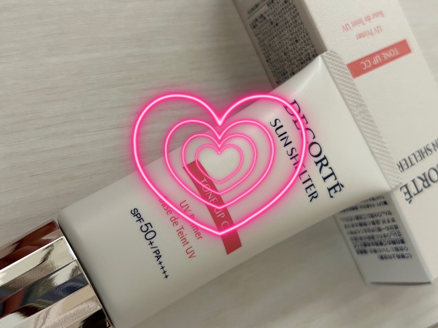 サンシェルター マルチ プロテクション トーンアップCC/DECORTÉ/化粧下地を使ったクチコミ(1枚目)