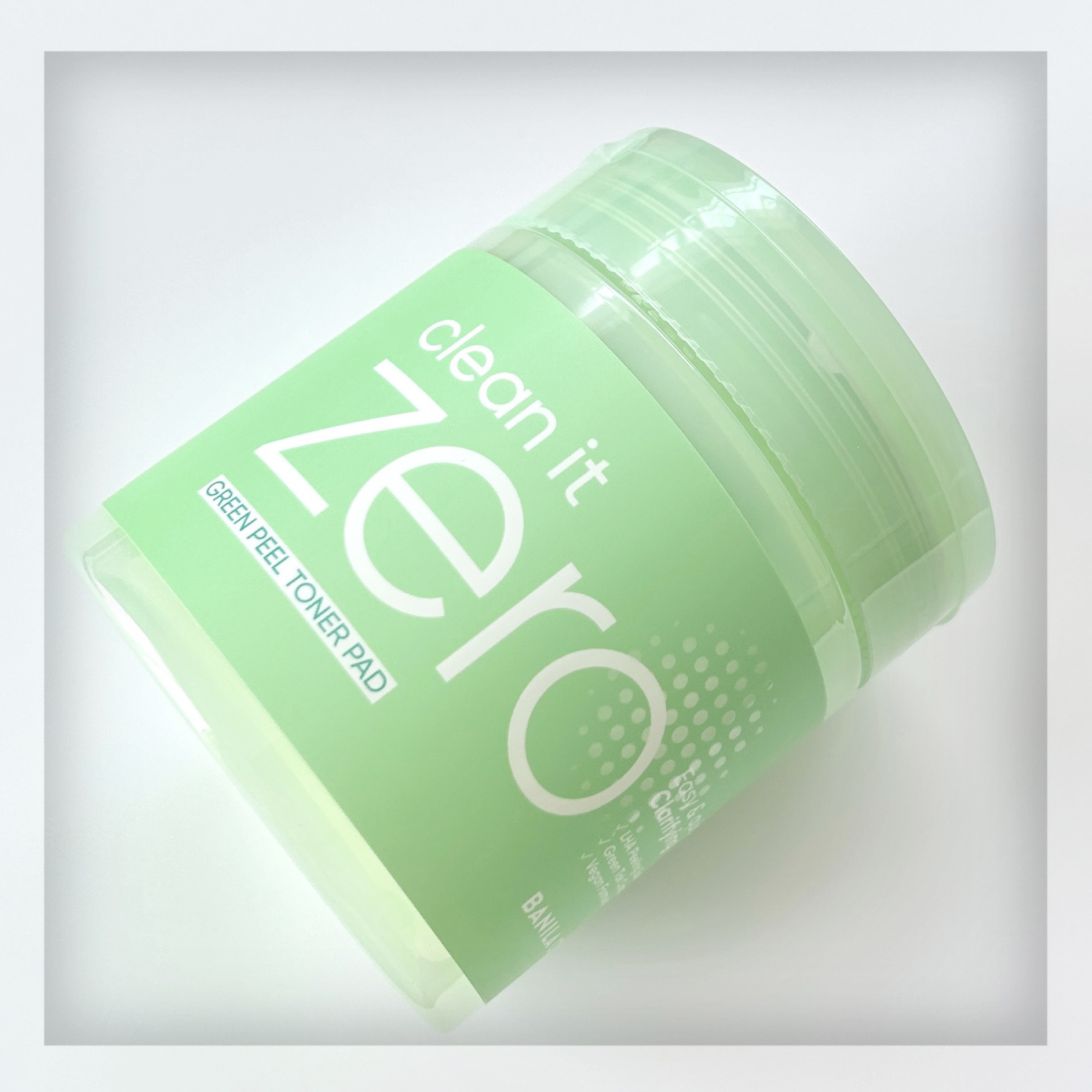 クリーンイットゼロ グリーンピールトナーパッド/BANILA CO/トナーパッドを使ったクチコミ（2枚目）