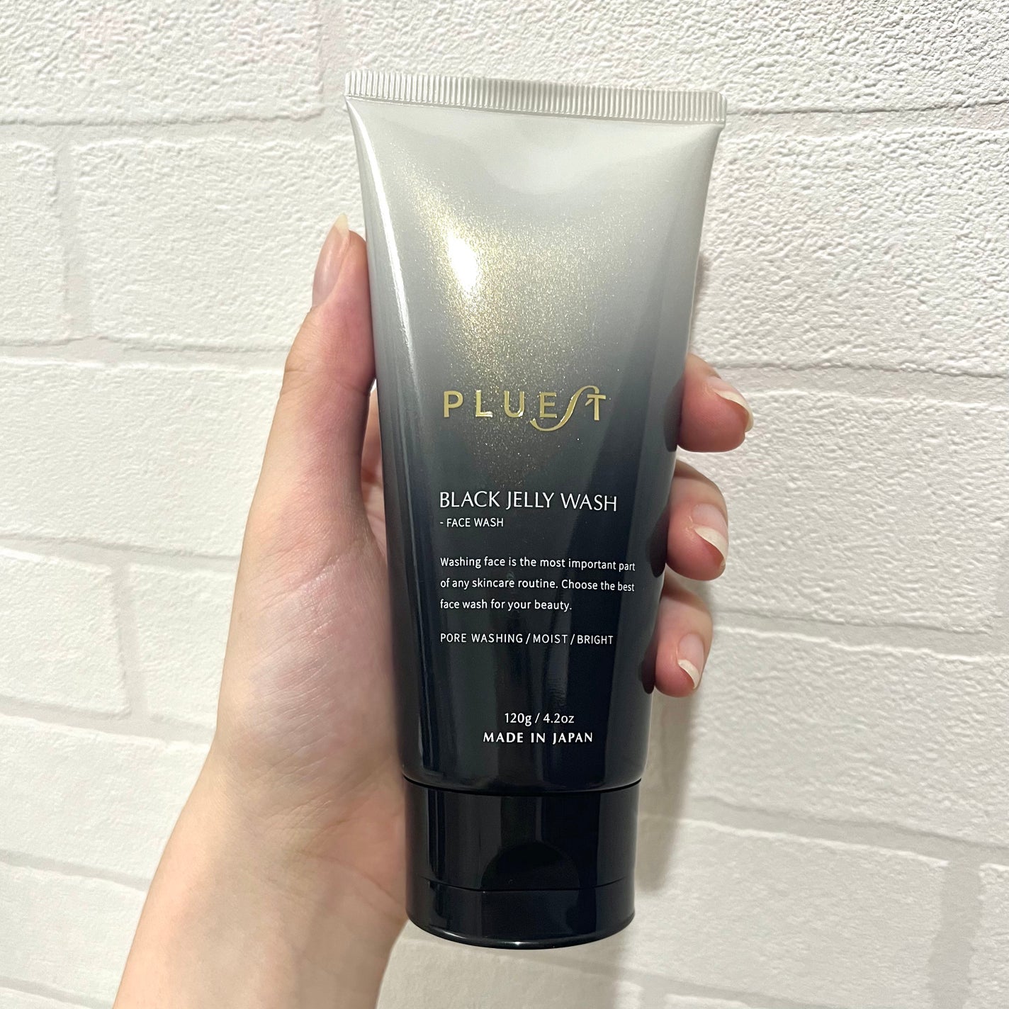 BLACK JELLY WASH(ブラックジェリーウォッシュ)/PLUEST/その他洗顔料を使ったクチコミ(1枚目)