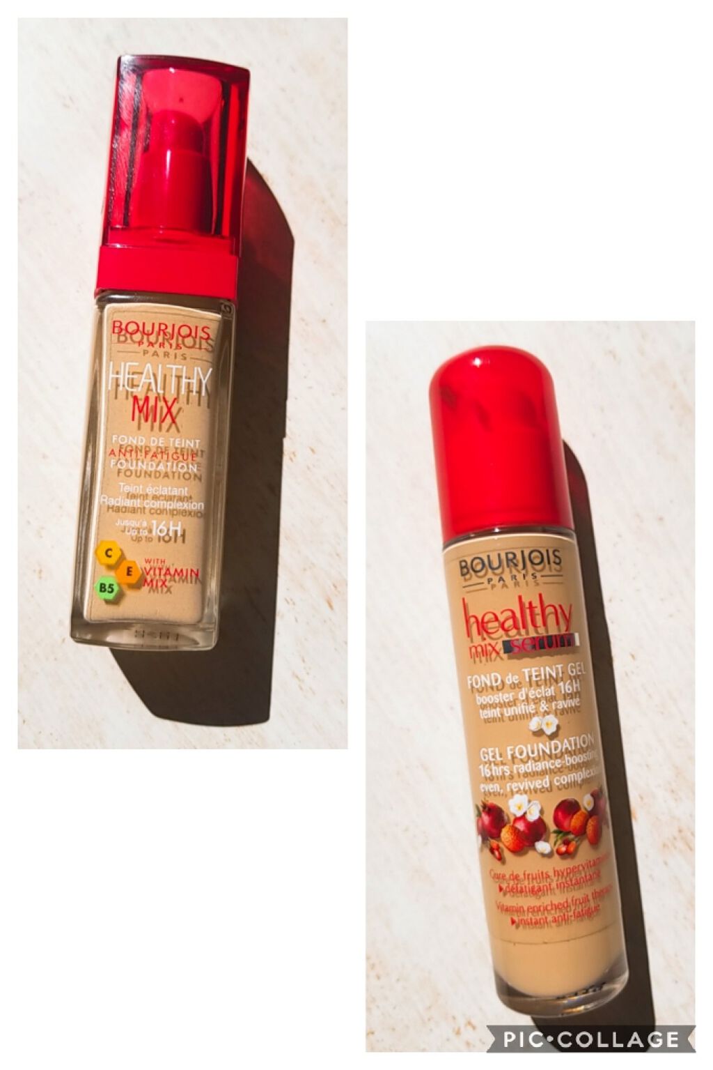 ヘルシーミックス セラム ファンデーション/BOURJOIS/リキッドファンデーションを使ったクチコミ（2枚目）