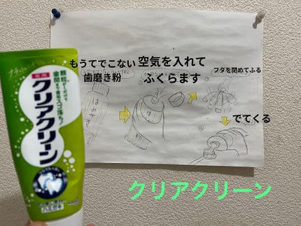 クリアクリーン (薬用ハミガキ)/クリアクリーン/歯磨き粉を使ったクチコミ(1枚目)