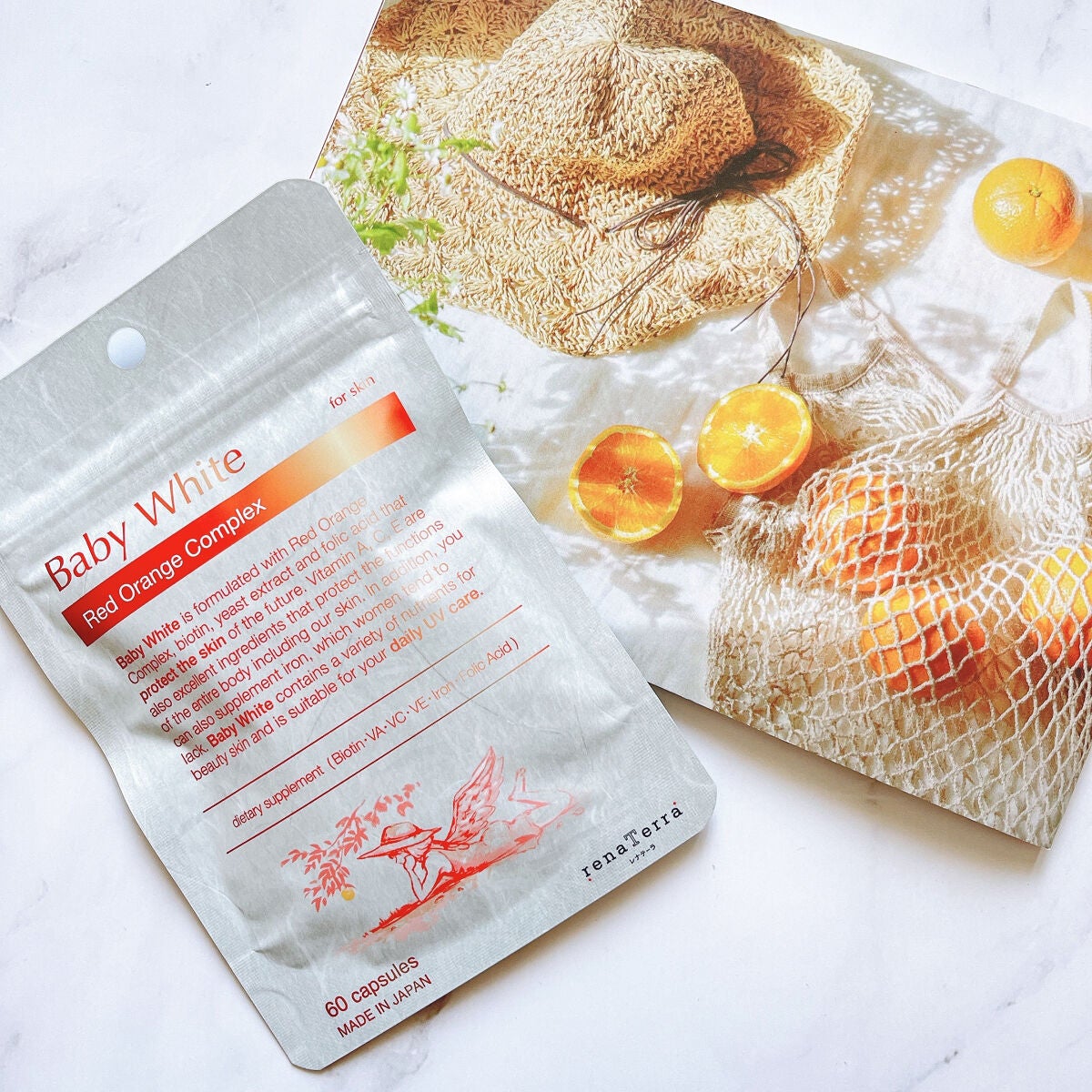 Baby White 60粒/renaTerra/美容サプリメントを使ったクチコミ(4枚目)