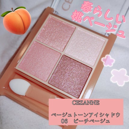 ベージュトーンアイシャドウ/CEZANNE/アイシャドウパレットを使ったクチコミ(1枚目)