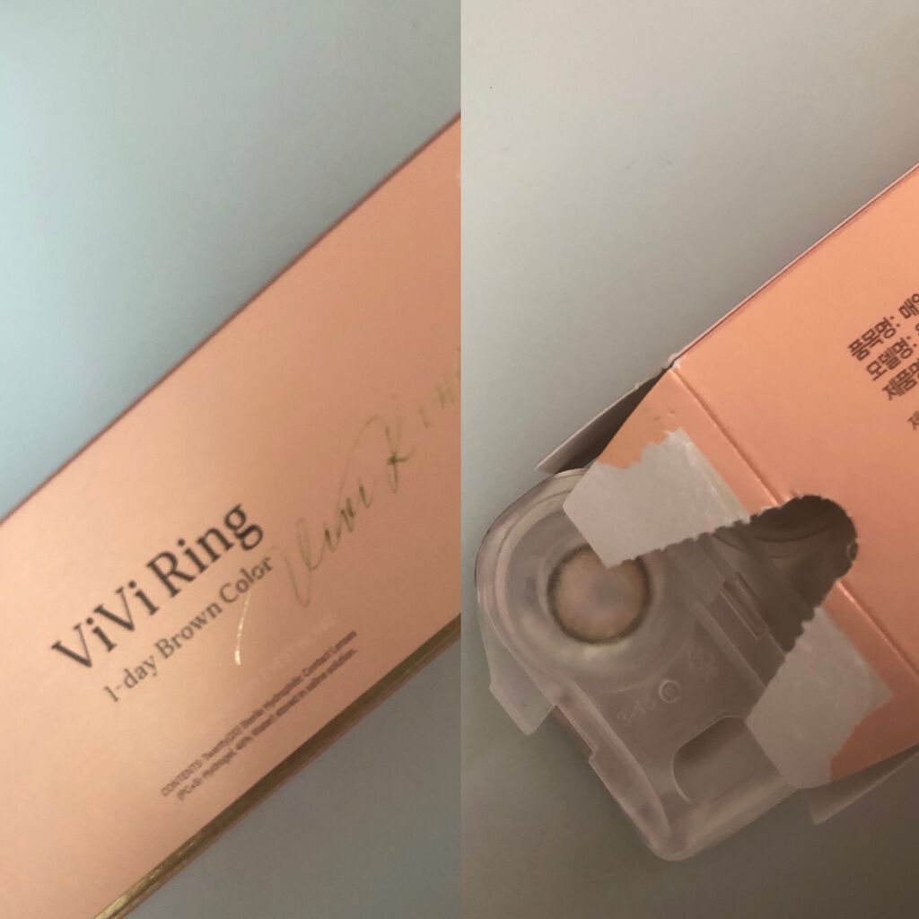 ViVi Ring 1day/OLENS/ワンデー(1DAY)カラコンを使ったクチコミ(2枚目)