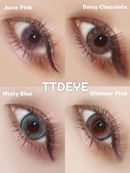 Juice Pink/TTDeye/1ヶ月(1MONTH)カラコンを使ったクチコミ(1枚目)