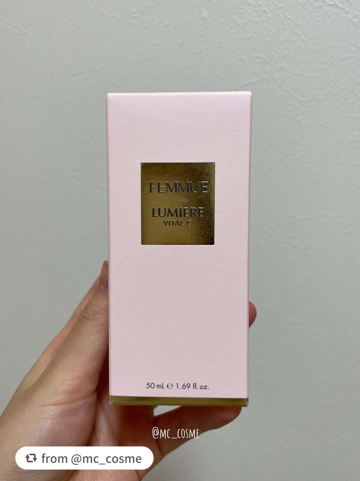 ルミエール ヴァイタルC/FEMMUE/ブースター・導入液を使ったクチコミ(4枚目)