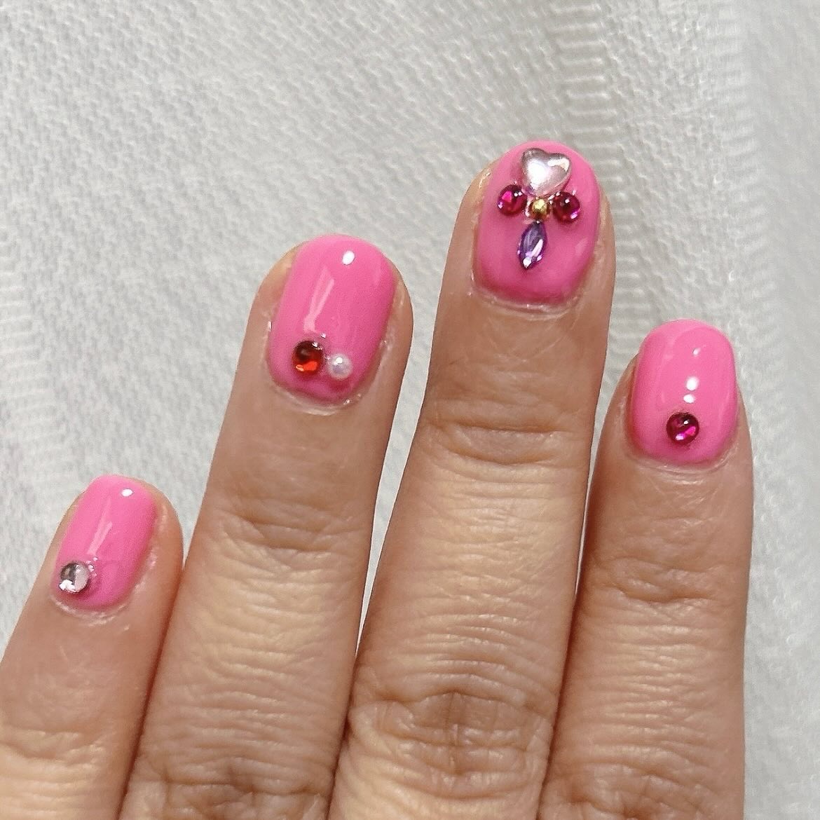 ジェルネイル（ライト対応）/セリア/ジェルネイルを使ったクチコミ（2枚目）