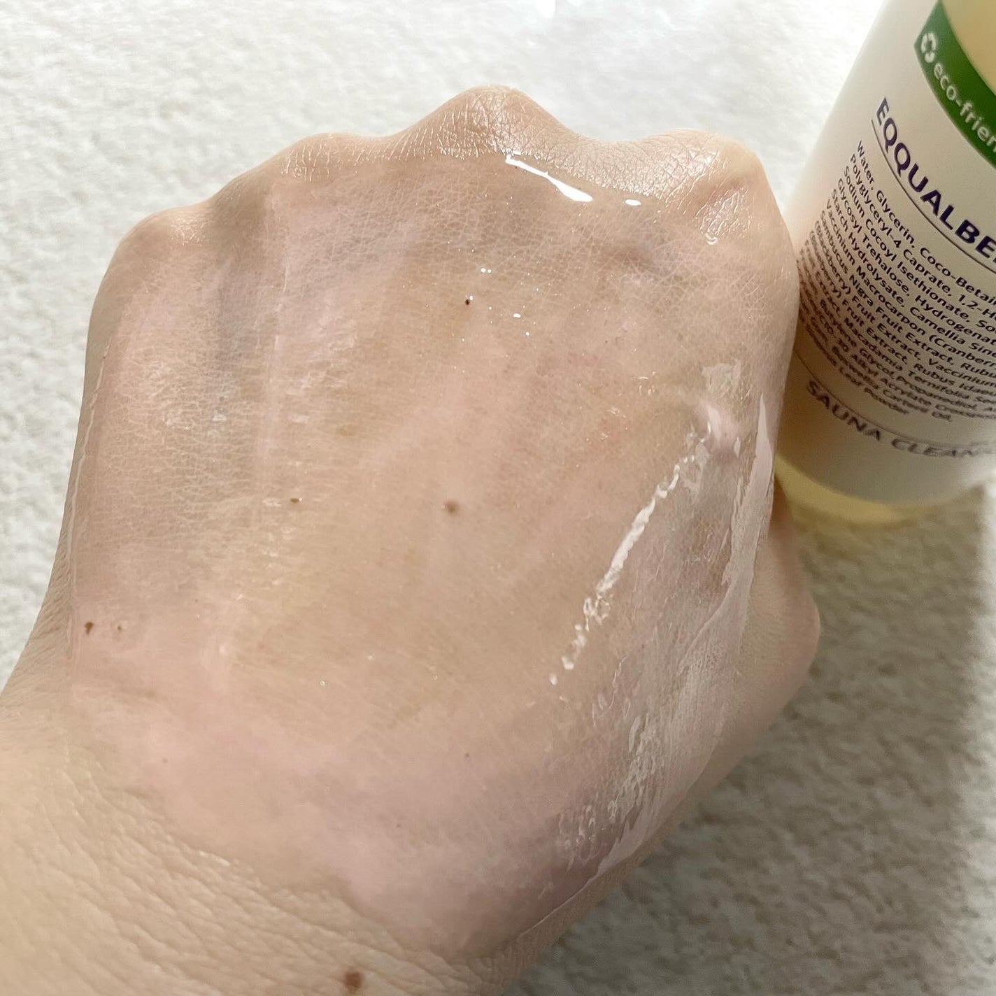 サウナクレンザー/イクォルベリー/クレンジングジェルを使ったクチコミ(4枚目)